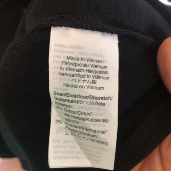 NWT J. Crew Factory Black Ponte Wrap Tie Waist Dress Sleeveless V-Neck - XXS - Picture 8 of 12